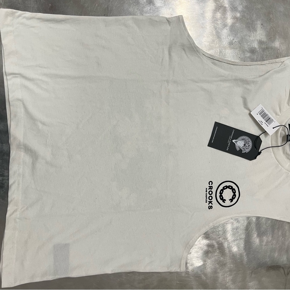 Crooks & Castles White Tank Top